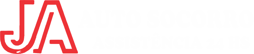 Logo JA Auto Socorro branca